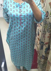 Free Delivery - Printed Kurta Set, XL Size