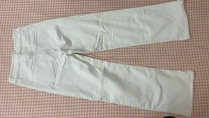 pure white casual denim