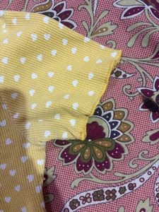 Cute Yellow Heart Print T-Shirt