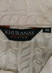 Khurana's Active Chikankari Kurta