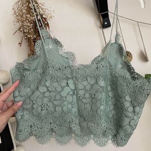 H&amp;M Lace Bralette Crop Top