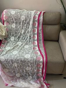 Pink Bandhani Kurta Set with Dupatta