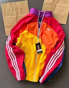 Colorful Adidas 🎨🔥 Windbreaker Jacket