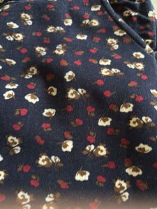 Floral Print woollen trouser