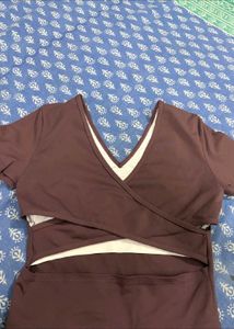 Stylish Wrap Crop Top