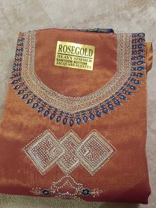 Rosegold Embroidered Kurta Set