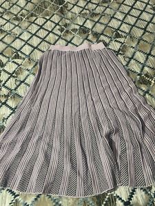 Winter Striped Skirt