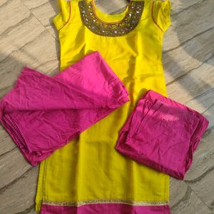LEMON GREEN Kurta set