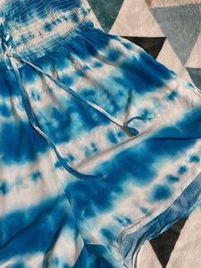 Tie-Dye Strapless Romper