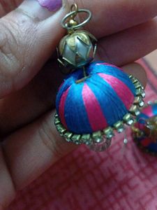 Handcrafted 💞Silk Thread Jhumka Earrings✨