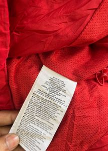 Nike Red Hooded Track Jacket