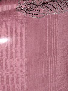 Elegant Pink Saree with Embellishments