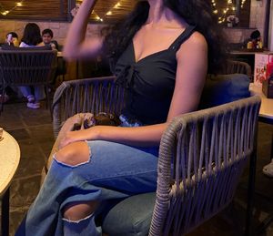 Chic Black Smocked Crop Top