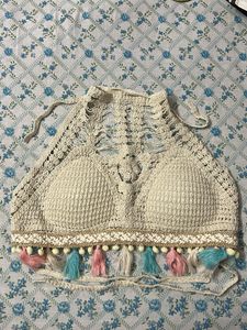 Boho Crochet Bikini Top