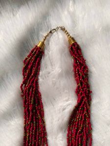 Bohemian Beaded Statement Necklace