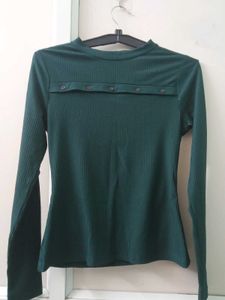 Ribbed Long Sleeve Top