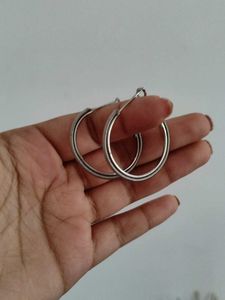 Silver Hoop Earrings