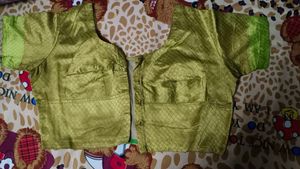 Designer Silk Blouse Set