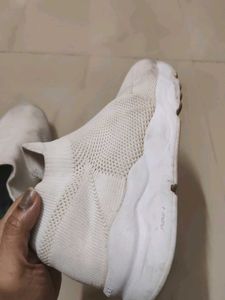 Comfortable White Slip-On Sneakers