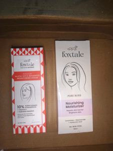 Foxtale Skincare Duo: Serum & Moisturizer