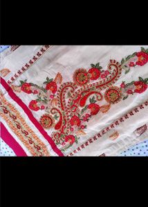 Embroidered Kurta Set with Dupatta