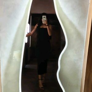 Black Strapless sleevless Dress
