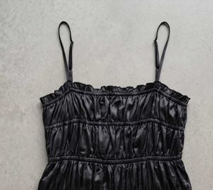 Sleek Black Maxi Dress