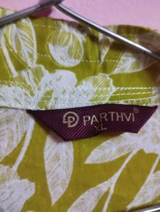 Green Floral Print Kurta Set (new)