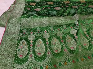 Elegant Green Silk Saree