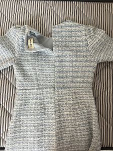 Korean Tweed Mini Dress