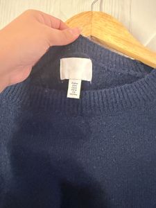 Navy Blue Knit Sweater (never worn)