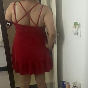 Red Strap Dress