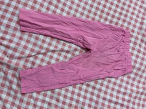 Pink Cotton Leggings