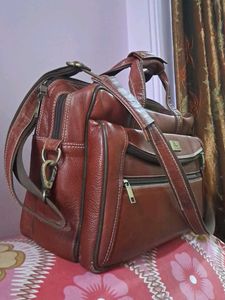 Official Leather Hand Bag For Men.