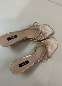 Inc.5 Gold Embellished Flat Sandals