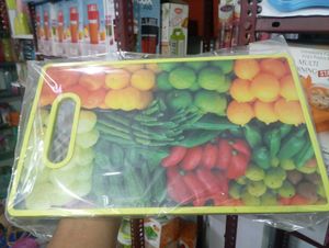 Colorful Fruit &amp; Vegetable Cutting Board