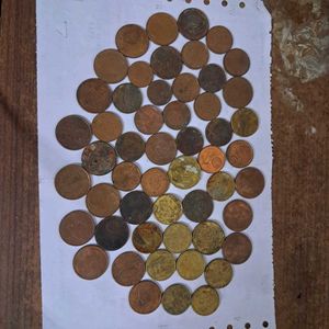 53 coins in assorted EURO cent