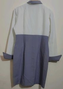 Lavender Color Button Down Dress For 36 Bust