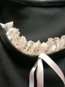 Chic Black Puff Sleeve Top