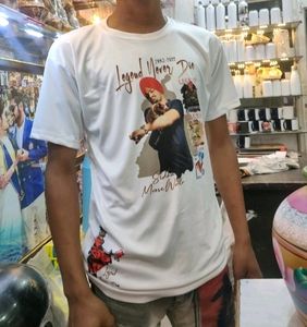 Sidhu Moose Wala Print Tshirt