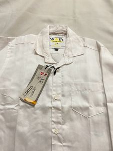 Boys White Full Sleeves Shirt