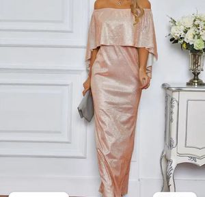 Sparkly Off-Shoulder Evening Dress M size