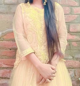 Elegant Yellow Embroidered Lehenga Choli