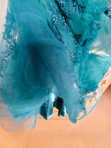 Sparkling Teal Party Dress