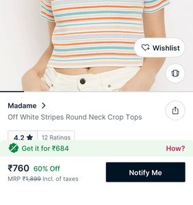 Striped Ribbed Knit Top