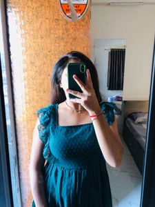 Green Tiered Maxi Dress