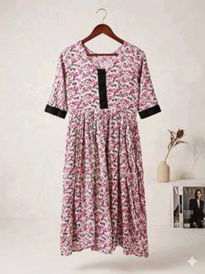 Multicoloured Floral Frock |