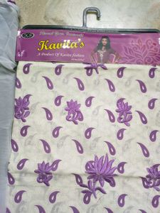 Kavita's Dress Material Lavender Unstitched
