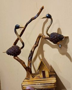 Unique Ostrich Tree Sculpture
