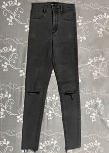 Zara Skinny Ripped Jeans